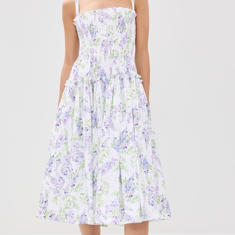 NWT Hill House Seraphina Dress in Wisteria